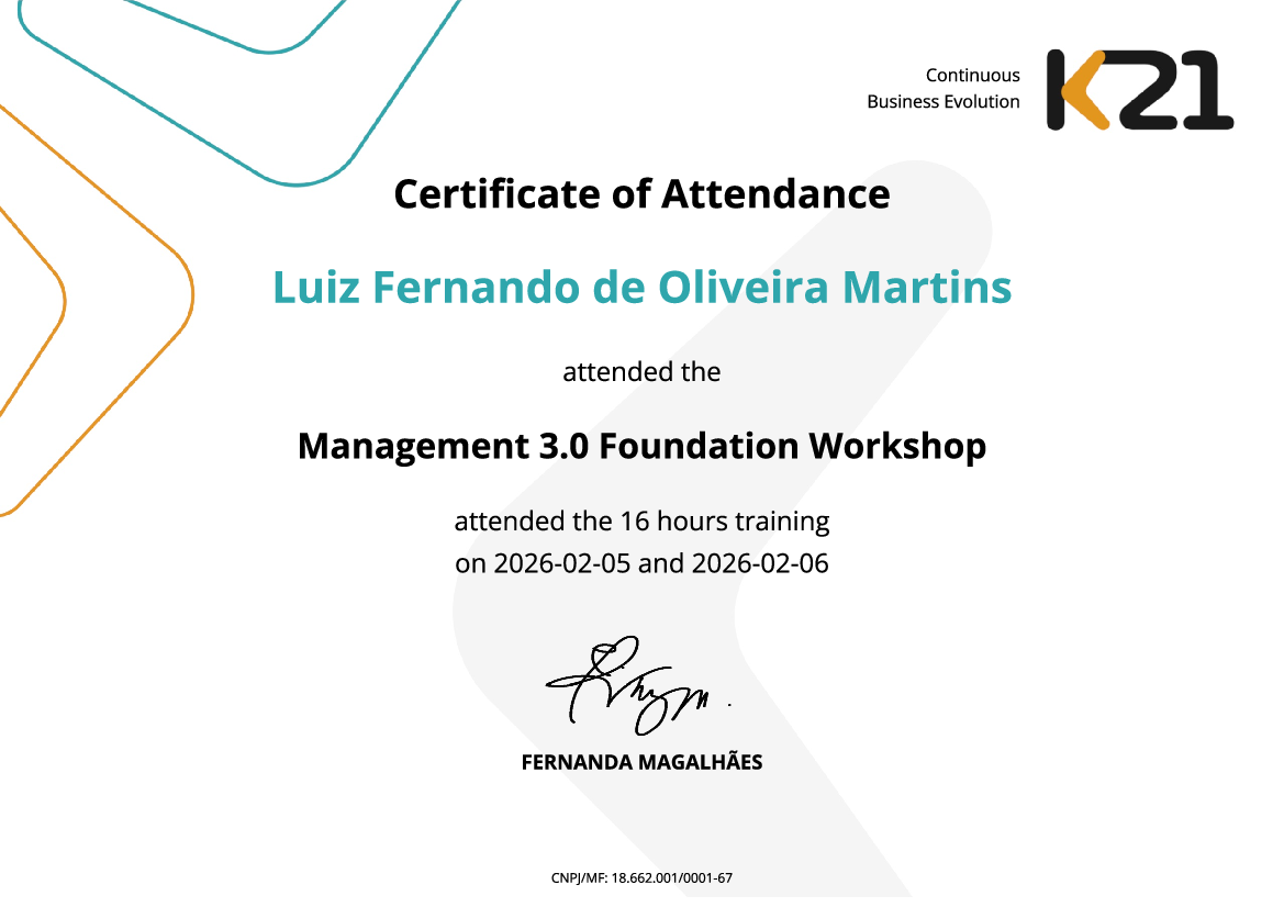 Certificado K21